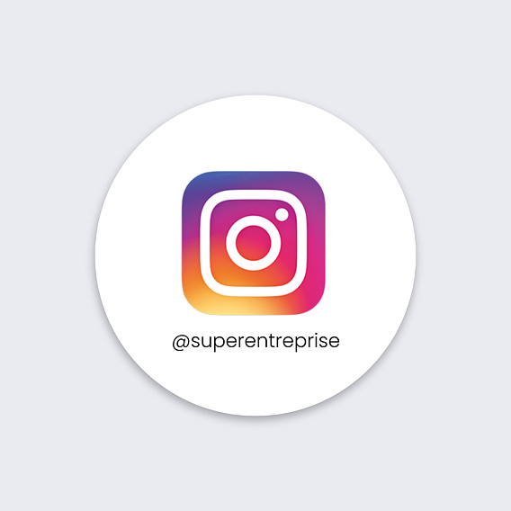 Sticker Professionnel Insta