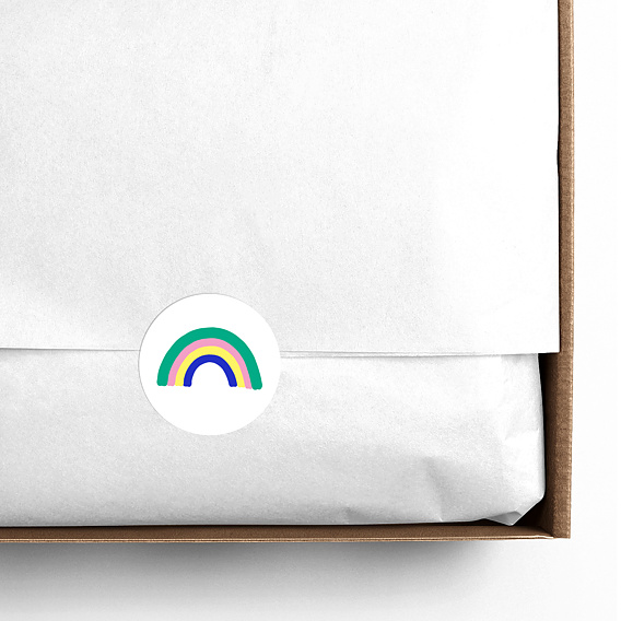 Sticker professionnel Arc en Ciel Après 4