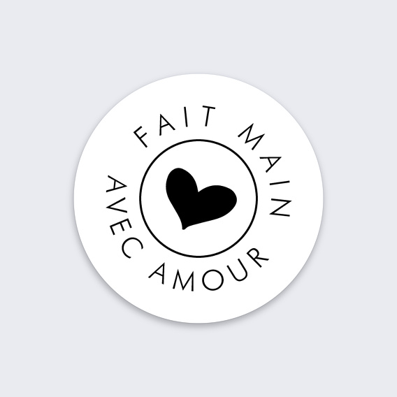 Sticker professionnel Fait main Recto
