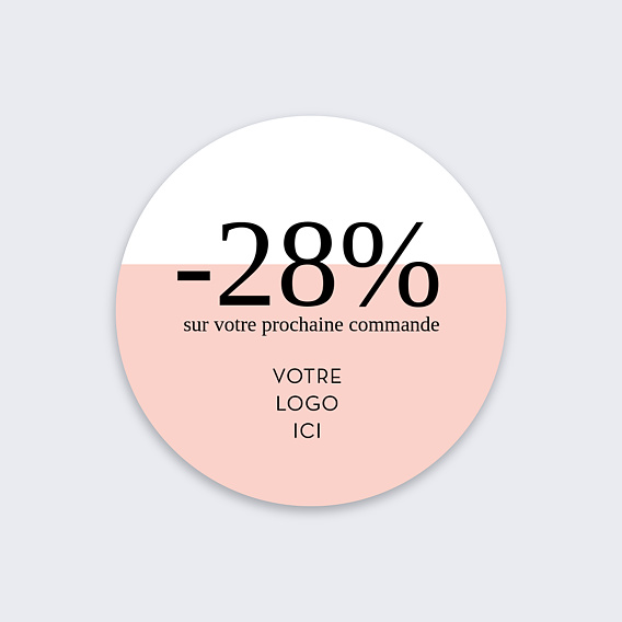 Sticker professionnel Fidelité Recto