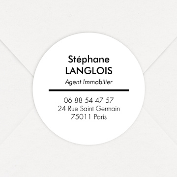 Sticker Professionnel Coordonnes