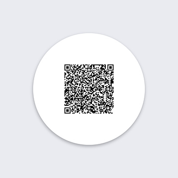 Sticker Professionnel QR code