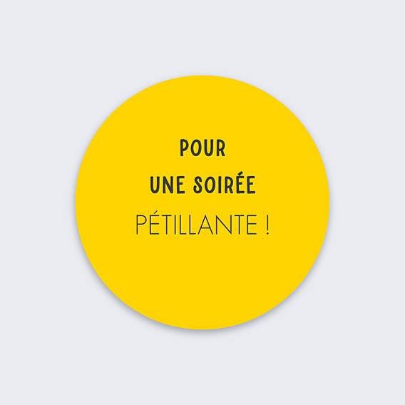 Sticker Professionnel Champagne
