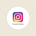 Sticker professionnel Insta