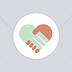 Sticker professionnel Main Coeur