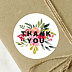Sticker professionnel Merci Floral
