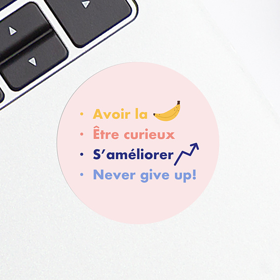 Sticker professionnel Valeurs