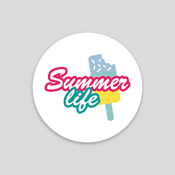 Stickers Vacances Summer Life