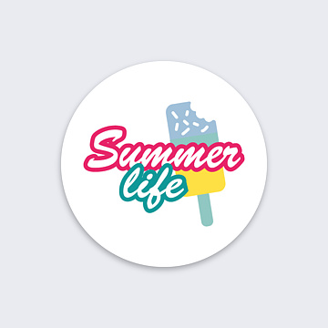 Stickers Vacances Summer Life