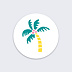 Stickers vacances Palmier