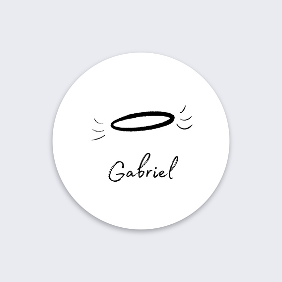 Stickers baptême Ange