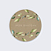 Stickers Baptême Modern Love