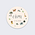 Stickers Baptême Animaux de la Jungle