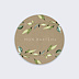 Stickers baptême Modern Love