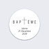 Stickers Baptême Croix Minimaliste