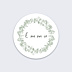 Stickers Baptême Couronne avec Croix