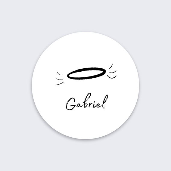 Stickers baptême Ange