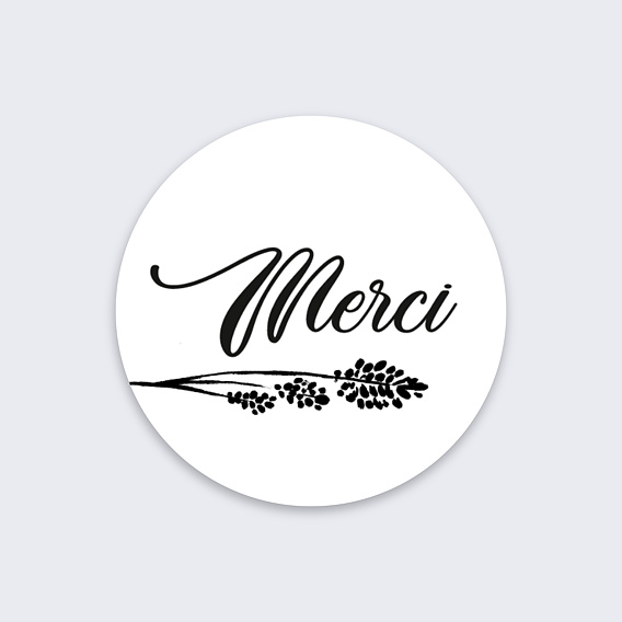 Sticker décès Merci Blé