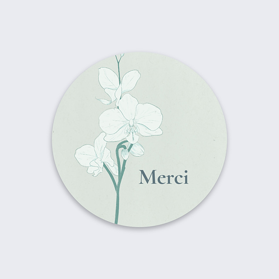 Sticker Décès Orchidée