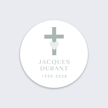 Sticker Dcs Croix Amour