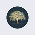 Sticker décès Arbre Recto