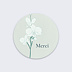 Sticker décès Orchidée