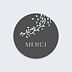 Sticker décès Petites Feuilles