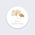 Stickers Décès Ginkgo Délicats