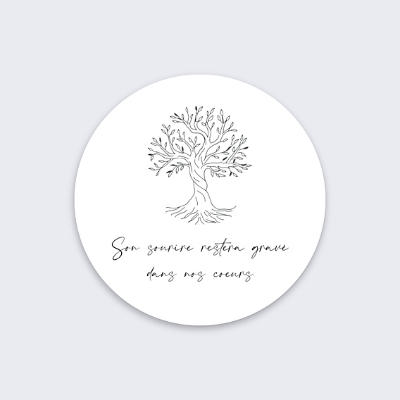 Stickers Décès Arbre de Vie