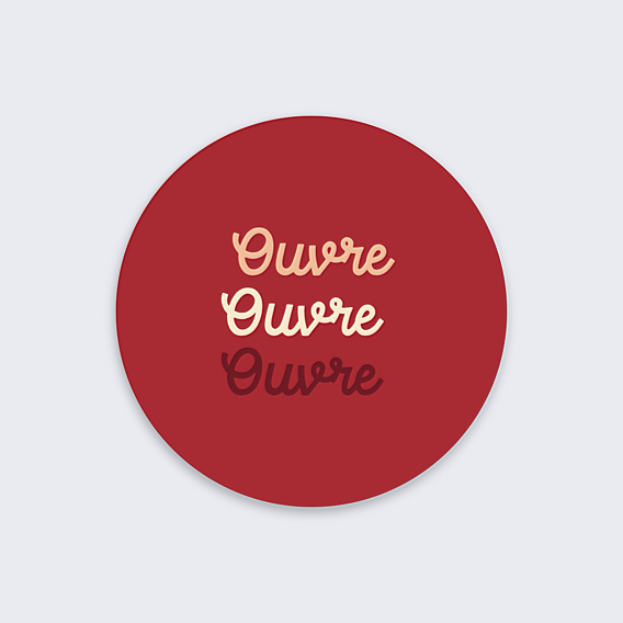 Stickers Noël Ouvre