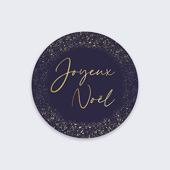 Stickers Noël Joyeux Noël Paillettes