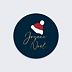 Stickers de Noël  Bonnet Père Noël