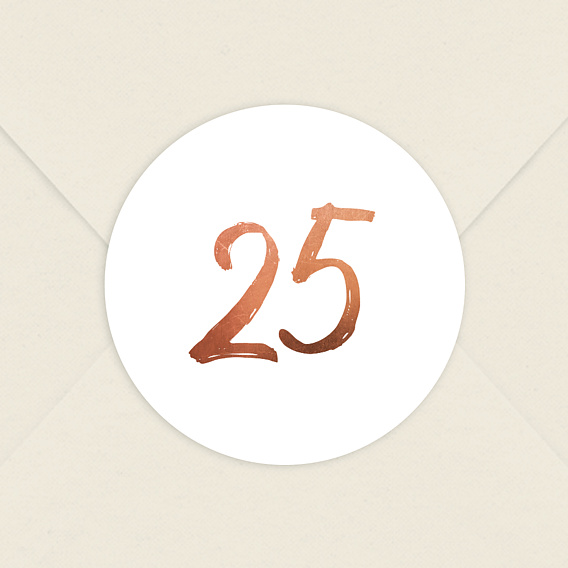 Stickers Voeux Entreprise Chiffres Design