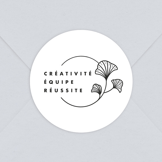 Stickers Voeux Entreprise Équipe