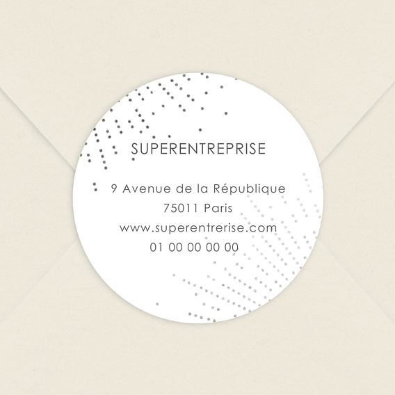 Stickers Voeux Entreprise Explosion Logo