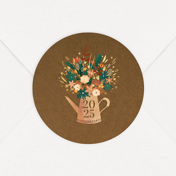 Stickers Voeux Entreprise Floraison
