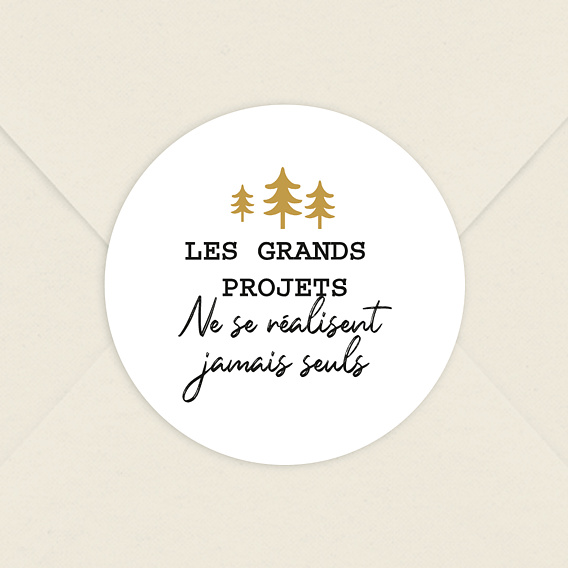 Stickers Voeux Entreprise Grands Projets