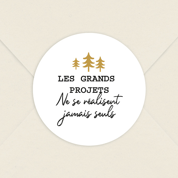 Stickers Voeux Entreprise Grands Projets