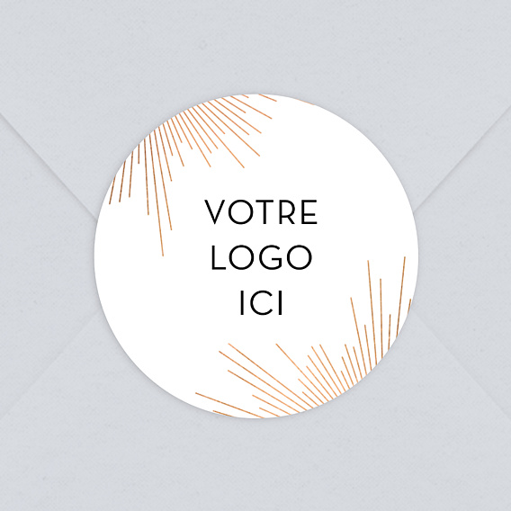 Stickers Voeux Entreprise Logo