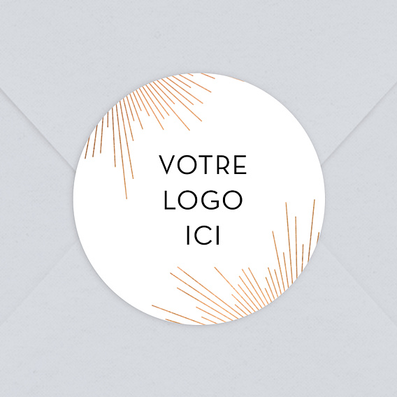 Stickers Voeux Entreprise Logo