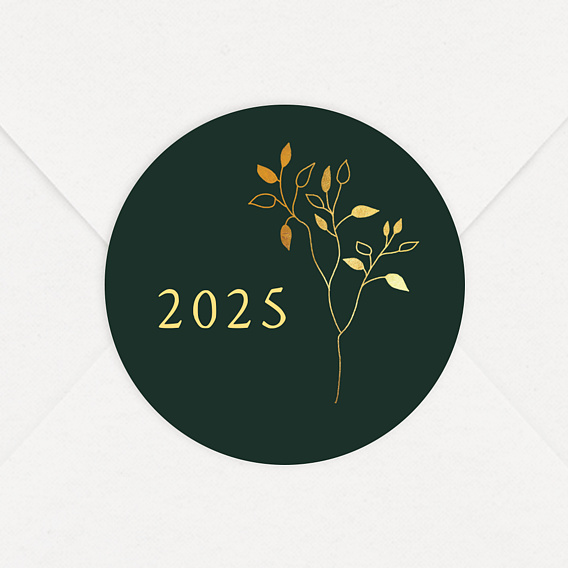 Stickers Voeux Entreprise Plante Évolutive