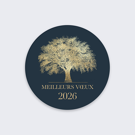 Stickers Voeux Arbre