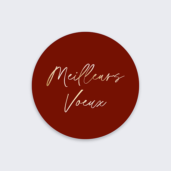 Stickers Voeux Artifices