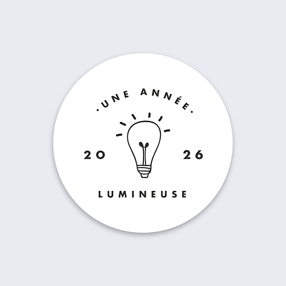 Stickers Voeux Une Année Lumineuse