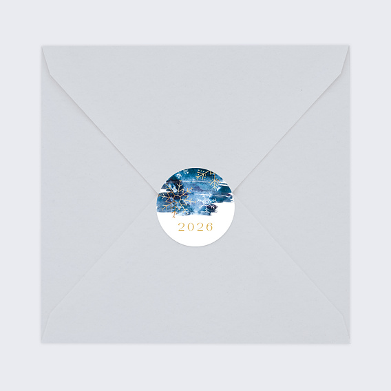 Stickers Voeux  Flocons