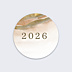 Stickers Voeux Sobres scintillements