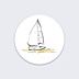 Stickers Voeux Voilier