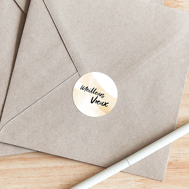 Stickers Voeux Toile