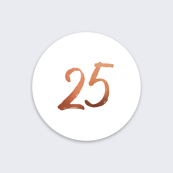 Stickers Voeux  Chiffres Design