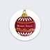 Stickers Voeux Boule de Noël